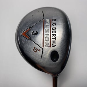 Callaway Big Bertha Fusion 3 Fairway Wood 15* Aldila NVS 55g Ladies RH