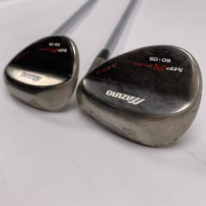 Mizuno MP R Black Nickel Wedge Set 56* 10 60* 5 Dynamic Gold Wedge Steel Mens RH