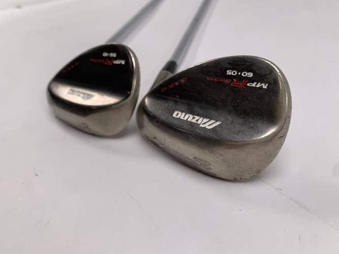 Mizuno MP R Black Nickel Wedge Set 56* 10 60* 5 Dynamic Gold Wedge Steel Mens RH