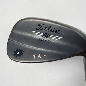 Titleist Vokey SM7 Jet Black Gap Wedge GW 46* 10 Bounce F-Grind Wedge Mens RH
