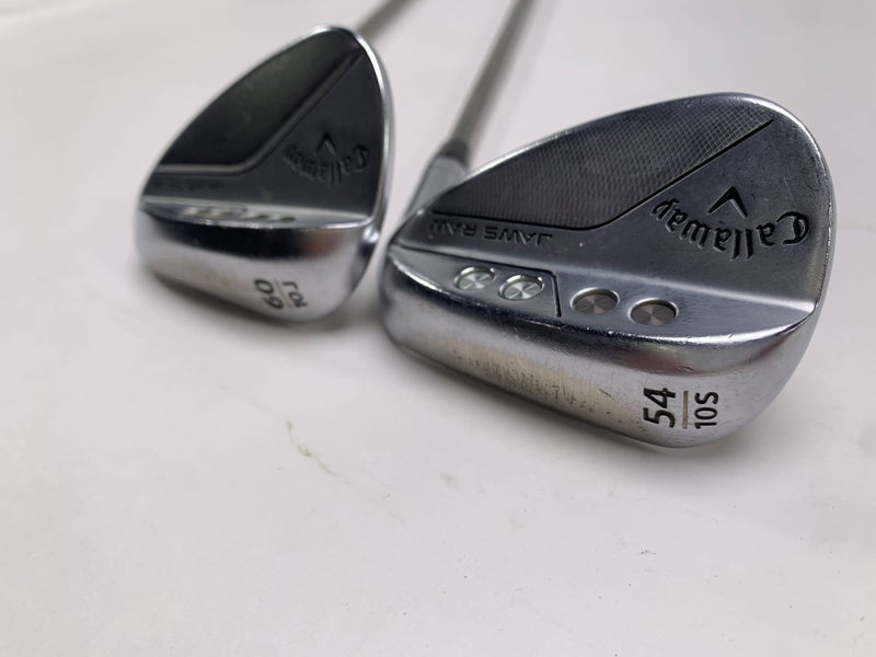 Callaway Jaws Raw Chrome Wedge Set 54* 10 | 60* 10 Recoil ESX 460 F2 Senior RH