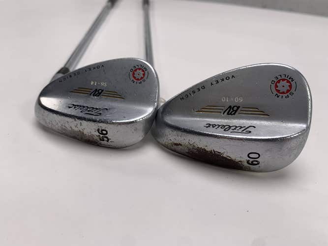 Titleist Vokey Spin Milled Chrome 2009 Wedge Set 56* 14 | 60* 10 Wedge Mens RH