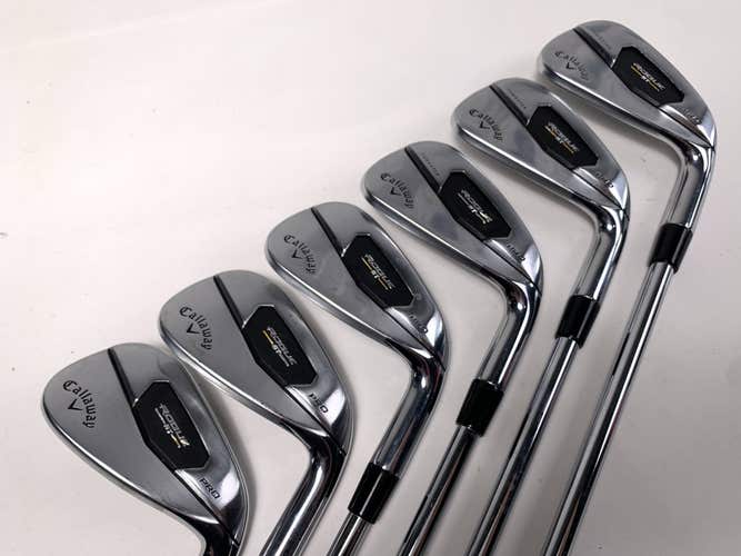 Callaway Rogue ST Pro Iron Set 5-PW PX Rifle Tour Flighted 6.5 Extra Stiff RH