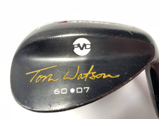 Adams Tom Watson PVD Lob Wedge LW 60* 7 Performance Lite Wedge Steel Mens RH
