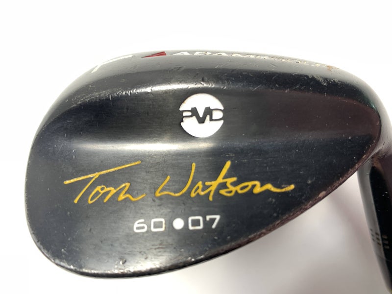 Adams Tom Watson PVD Lob Wedge LW 60* 7 Performance Lite Wedge Steel Mens RH
