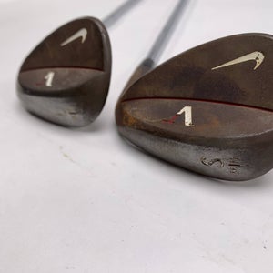 Nike Victory Red Forged Raw Wedge Set 56* 14 60* 10 Dynamic Gold S400 Stiff RH