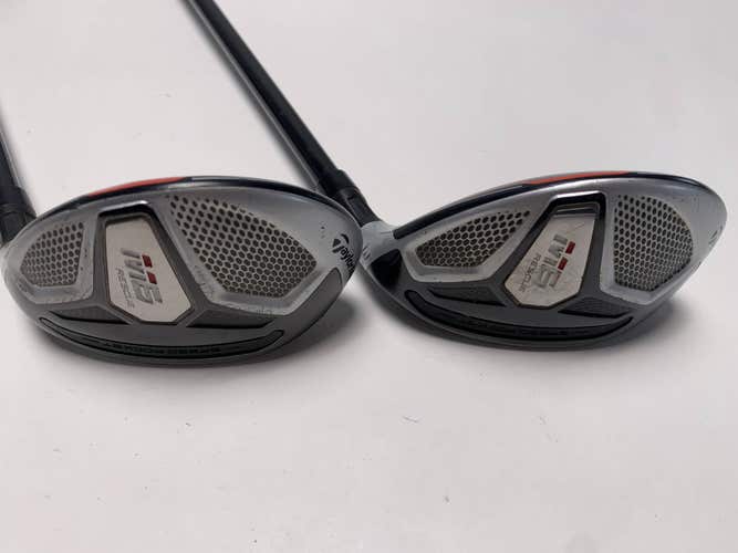 TaylorMade M6 3 & 4 Hybrid Set 19* 22* Fujikura Atmos 6R Regular RH