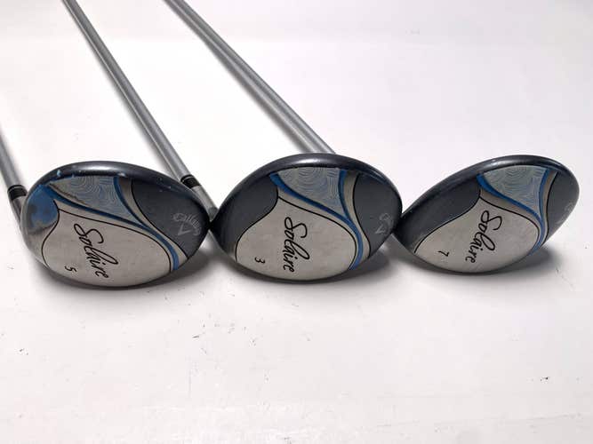 Callaway Solaire Wood Set 3 5 7 | 15* 18* 21* Ladies Graphite Womens RH