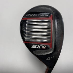 Tour Edge Exotics EX10 4 Hybrid 22* UST Mamiya Recoil 460 F3 Regular RH
