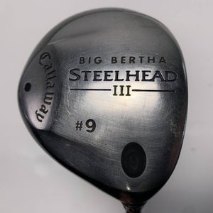Callaway Steelhead III 9 Fairway Wood 24* System III Ladies Graphite Womens RH
