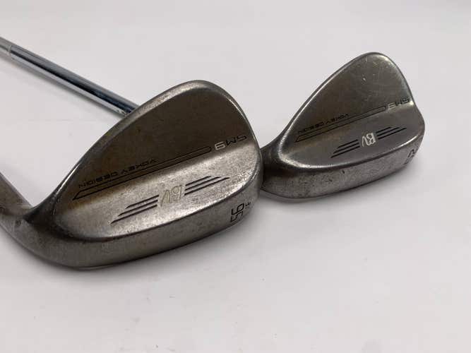 Titleist Vokey SM9 Raw Wedge Set 52* 12 | 56* 14 NS Pro Modus 3 Stiff Mens RH