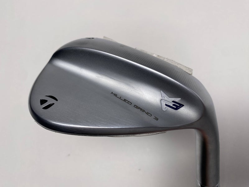 TaylorMade Milled Grind 3 Raw Chrome Lob Wedge LW 60* 10 TT DG S200 Mens RH
