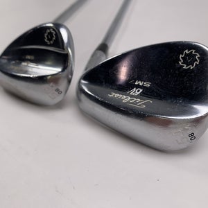 Titleist Vokey SM7 Tour Chrome Wedge Set 54* 8 | 58* 8 Wedge Steel Mens RH