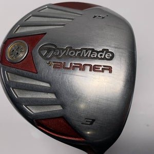 TaylorMade Burner Steel 2007 3 Fairway Wood 15* REAX 50g Senior Graphite Mens RH