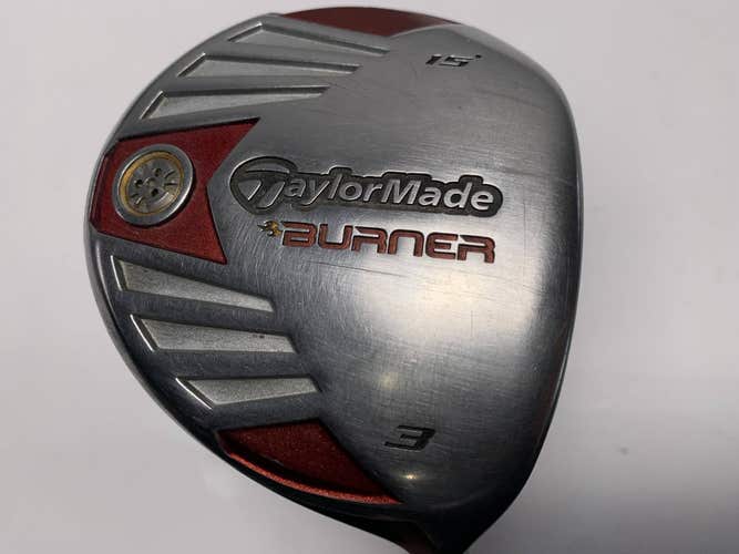 TaylorMade Burner Steel 2007 3 Fairway Wood 15* REAX 50g Senior Graphite Mens RH
