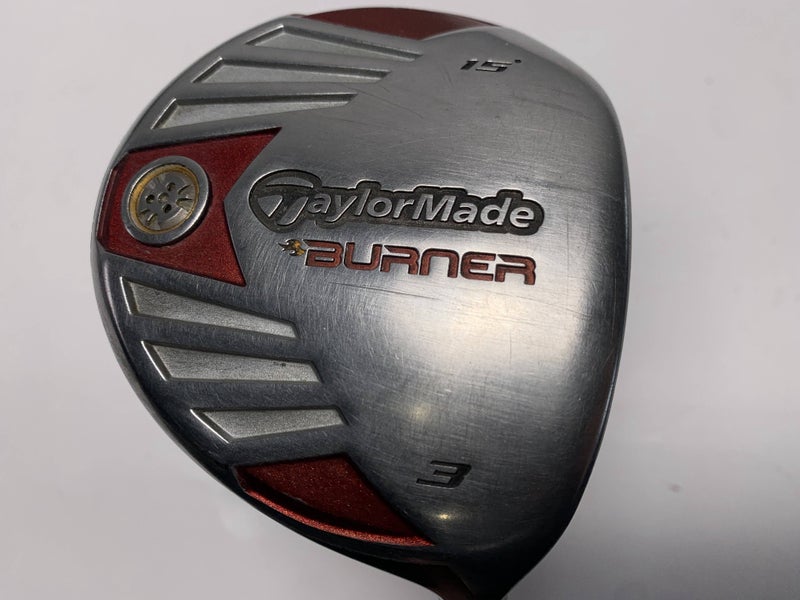 TaylorMade Burner Steel 2007 3 Fairway Wood 15* REAX 50g Senior Graphite Mens RH