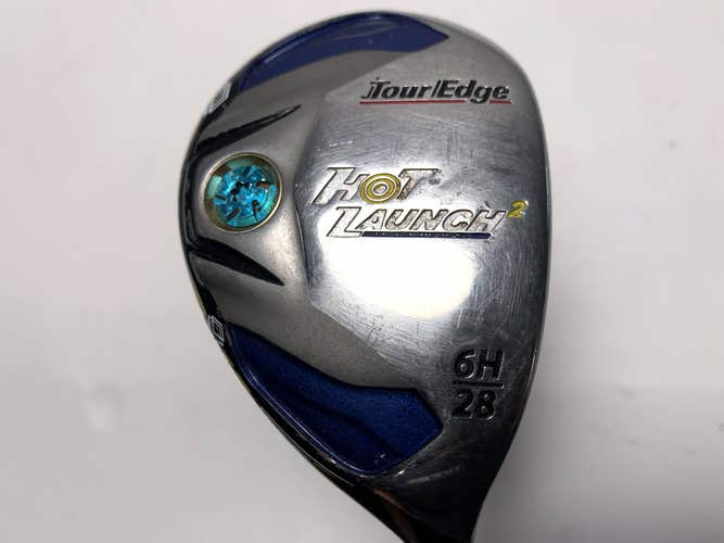 Tour Edge Hot Launch 2 6 Hybrid 28* Bassara 60x5ct 60g Regular Graphite Mens RH