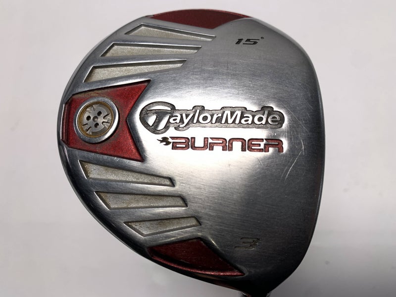TaylorMade Burner Steel 2007 3 Fairway Wood 15* REAX 50g Stiff Graphite Mens RH