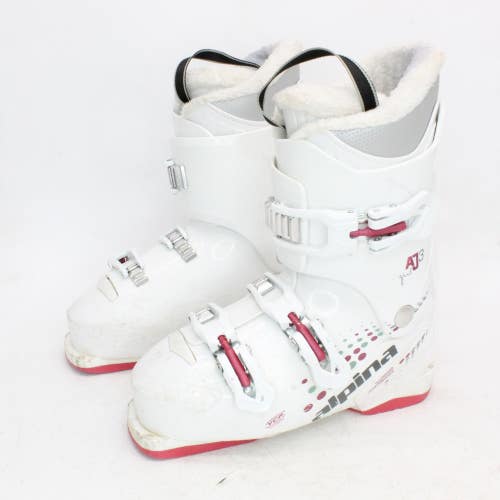 Alpina AJ3 Junior Ski Boots - Size 6.5 / Mondo 24.5 Used
