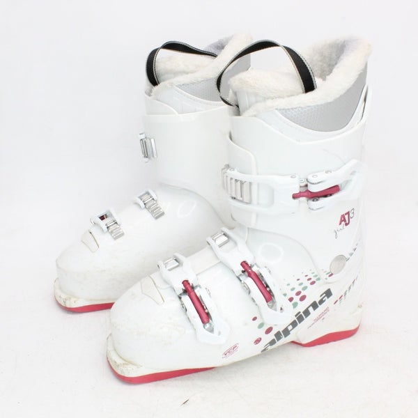 Alpina AJ3 Junior Ski Boots - Size 6.5 / Mondo 24.5 Used