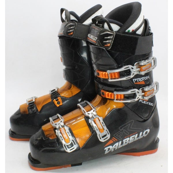 Dalbello Proton Flex 100 Ski Boots - Size 12.5 / Mondo 30.5 Used