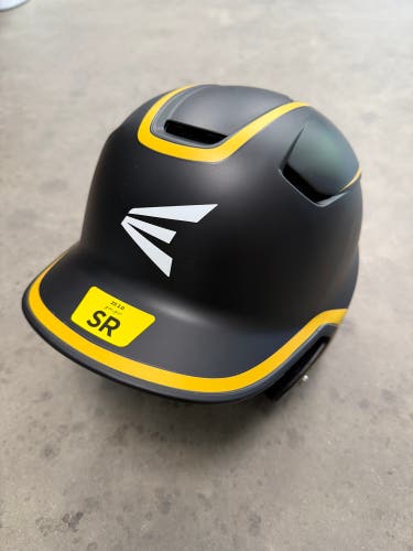 Black/Gold Easton Z5 2.0 Senior Baseball Helmet