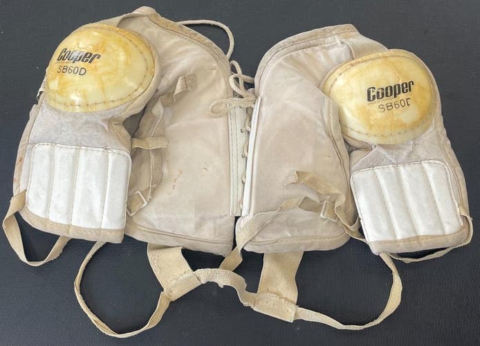 Vintage Cooper Pro SB 60D hockey shoulder pads senior large SB60D chest size L