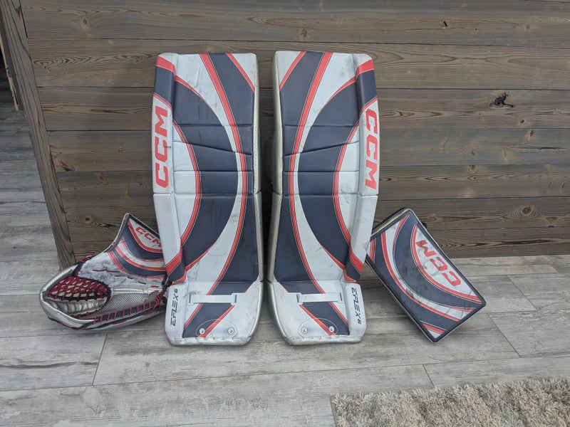 33" CCM Eflex 6 Full Right Goalie Full Set Pro Stock (Used)