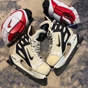 Nike Air Zoom Hockey Skates & Nike Gloves *Rare Package*