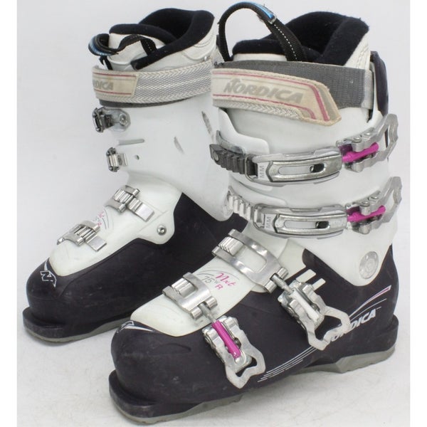 Nordica NXT 75w R Women's Ski Boots - Size 6.5 / Mondo 23.5 Used