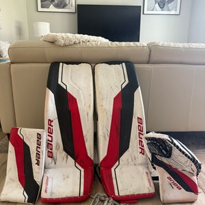 35"  Bauer Supreme Shadow Regular Goalie Full Set Pro Stock (Used)