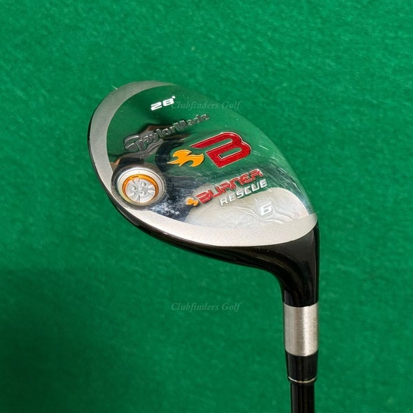 TaylorMade Burner Rescue 2008 28 6 Hybrid Burner REAX 60 Graphite Stiff