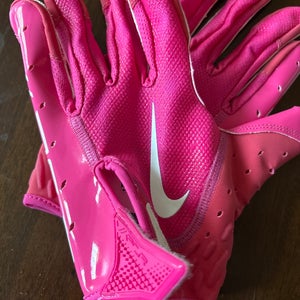 Pink Medium  Nike Vapor Jet 7.0 Gloves (New)