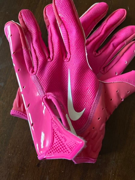 Pink Medium  Nike Vapor Jet 7.0 Gloves (New)