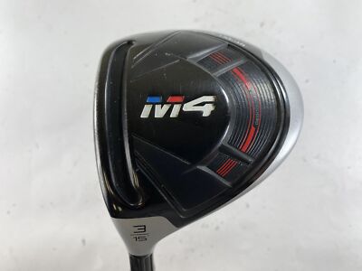 Taylormade M4 3 Fairway Wood 15* LAGP Ozik Red Tie 70g X-Stiff Graphite Mens LH