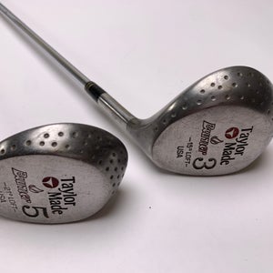 Taylormade Tour Preferred Burner 3 & 5 Fairway Wood Set 15* 21* R300U Regular RH