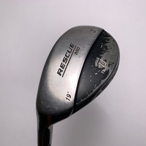 Taylormade Rescue Mid 3 Hybrid 19* Regular Graphite Mens LH Midsize Grip