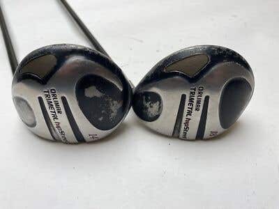 Orlimar Hipsteel 3 & 5 Fairway Wood Set 14* 18* 70g Senior RH Oversize Grips