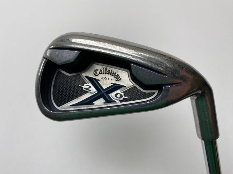 Callaway X-20 Single 6 Iron Uniflex Steel Mens RH Midsize Grip