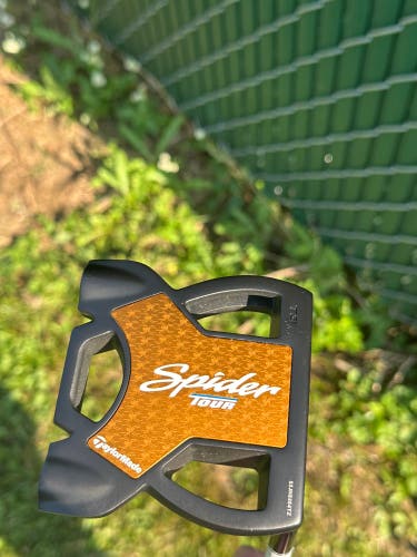 Men's TaylorMade Mallet TaylorMade Spider Tour X Black Slant Right Handed Putter Uniflex 35" (Used)