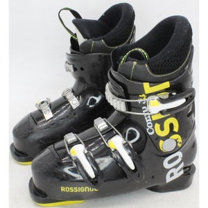 Rossignol Comp J3 Kids Ski Boots - Size 3.5 / Mondo 21.5 Used