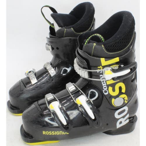 Rossignol Comp J3 Kids Ski Boots - Size 3.5 / Mondo 21.5 Used