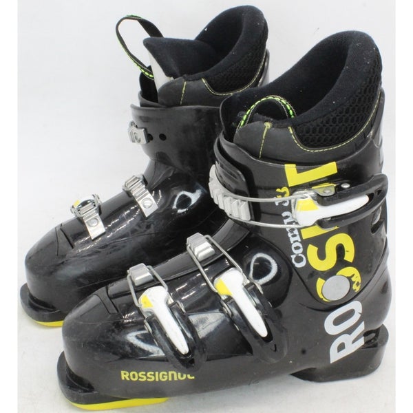 Rossignol Comp J3 Kids Ski Boots - Size 3.5 / Mondo 21.5 Used