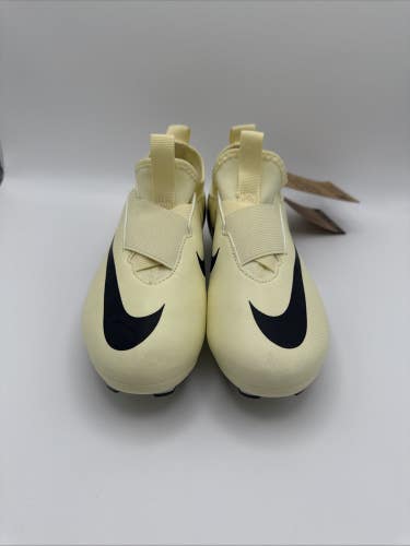 Nike GS Zoom Mercurial Vapor 15 Academy FG Size Y1  Lemonade/Black DJ5623-700
