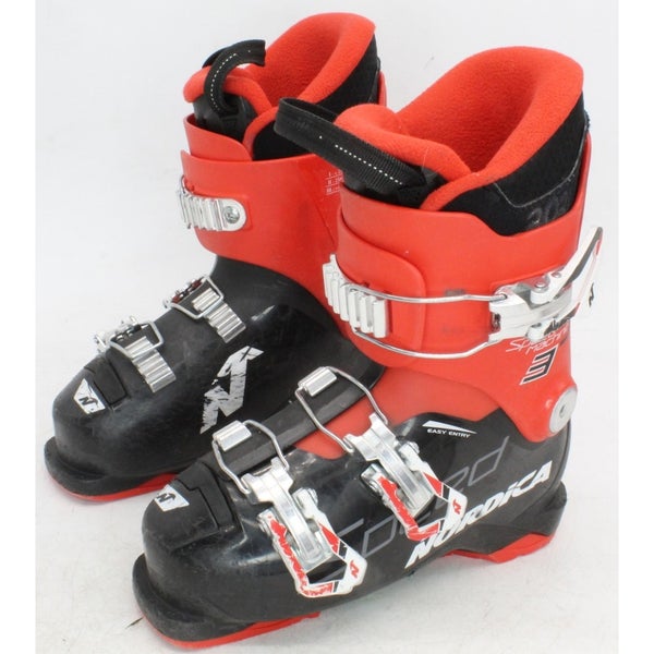 Nordica Speed Machine J3 Kids Skis Boots - Size 2.5 / Mondo 20.5 Used