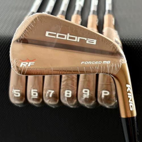 NEW COBRA KING RF FORGED MB COPPER IRON SET 4-P