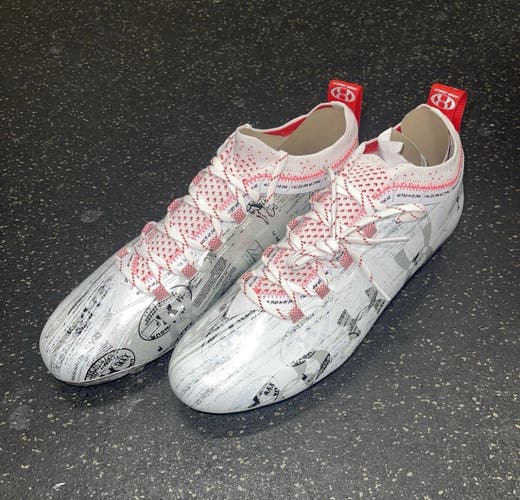 Under Armour Spotlight MC Anniversary Football Cleats SZ 14 White 3024476-100