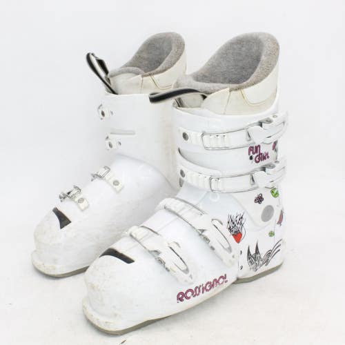 Rossignol Fun Girl Junior Ski Boots - Size 6.5 / Mondo 24.5 Used