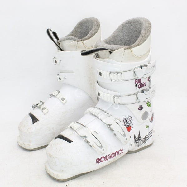 Rossignol Fun Girl Junior Ski Boots - Size 6.5 / Mondo 24.5 Used