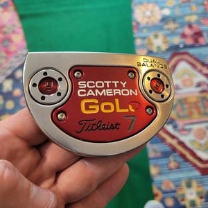 Silver Scotty Cameron Mallet GOLO 7 Right Handed Putter 38" (Used)